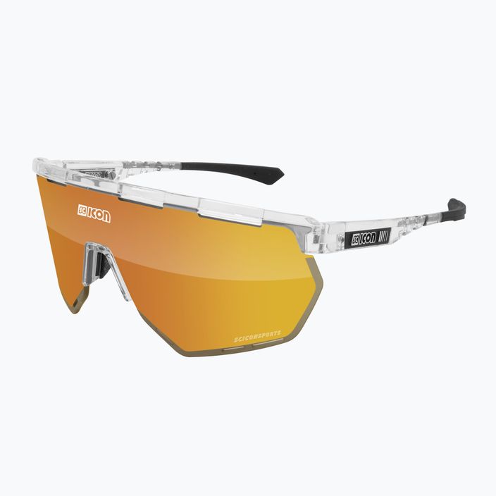SCICON Aerowing Crystal Gloss/Scnpp Multimirror Bronze очила за колоездене 2