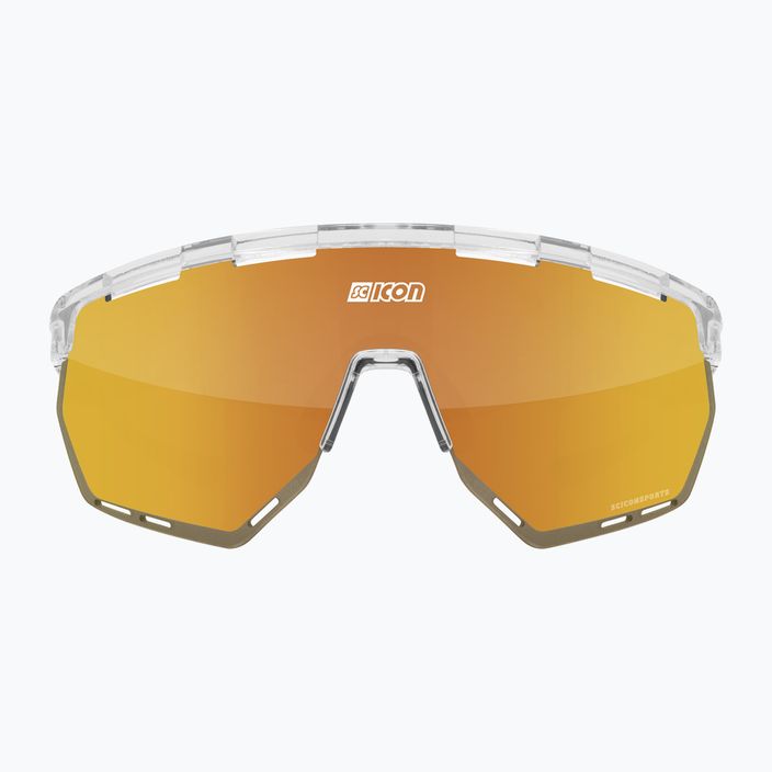 SCICON Aerowing Crystal Gloss/Scnpp Multimirror Bronze очила за колоездене 3
