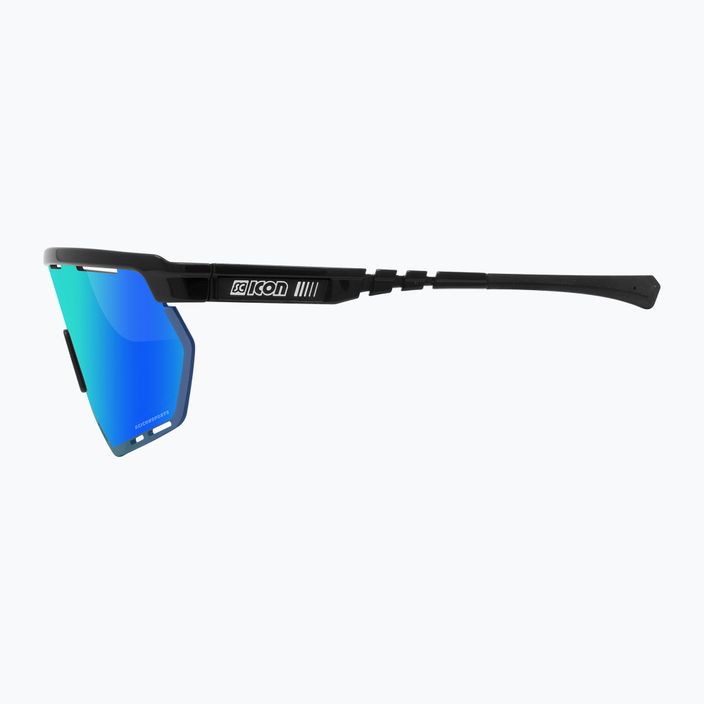 SCICON Aerowing черни гланцови/scnpp многоогледални сини очила за колоездене EY26030201 4