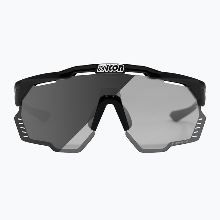 SCICON Aeroshade Kunken черни гланц/скнп фотокромни сребърни очила за колоездене EY31010200 3