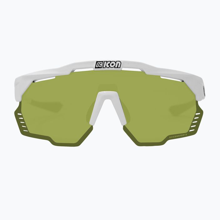 Очила за колоездене SCICON Aeroshade Kunken white gloss/scnpp green trail EY31150800 3