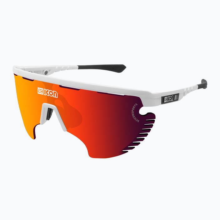 SCICON Aerowing Lamon бели гланц/скнп мултиогледални червени очила за колоездене EY30060800 2