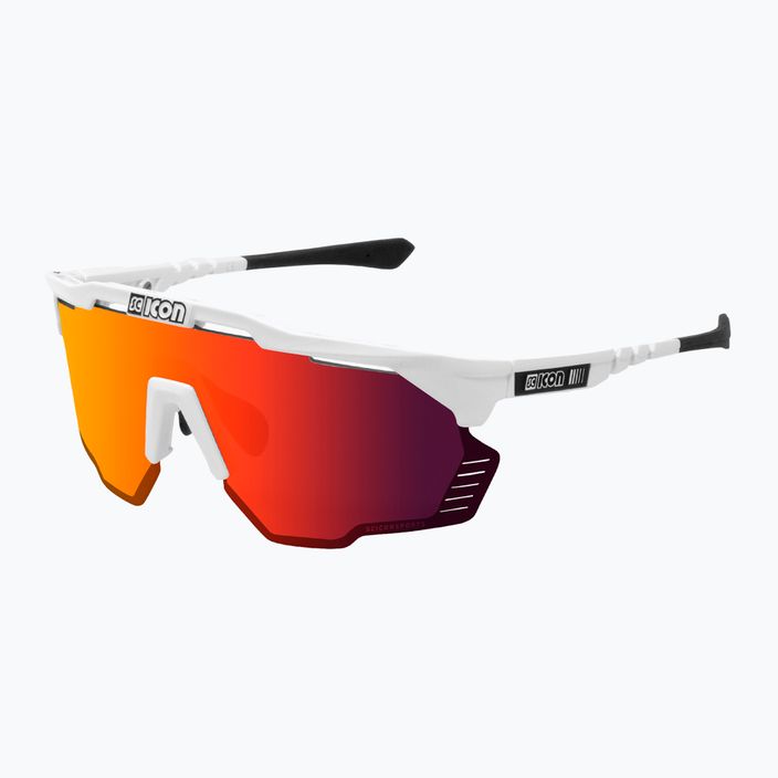 SCICON Aeroshade Kunken white gloss/scnpp multimirror red очила за колоездене EY31060800 2