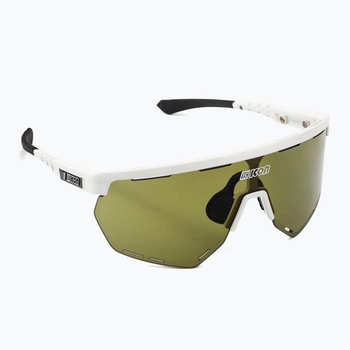 Очила за колоездене SCICON Aerowing white gloss/scnpp green trail EY26150800 2