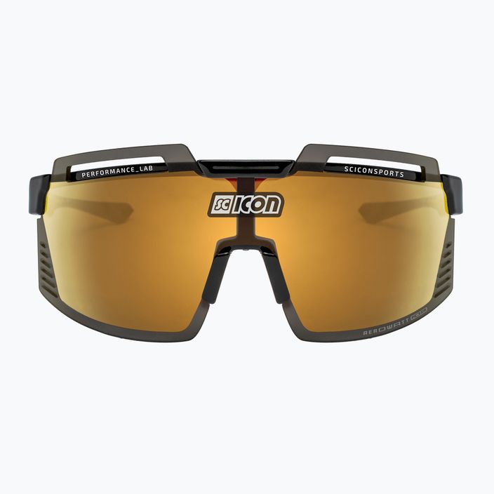 SCICON Aerowatt Foza черни гланц/cnpp мултиогледални бронзови очила за колоездене EY38070200 3