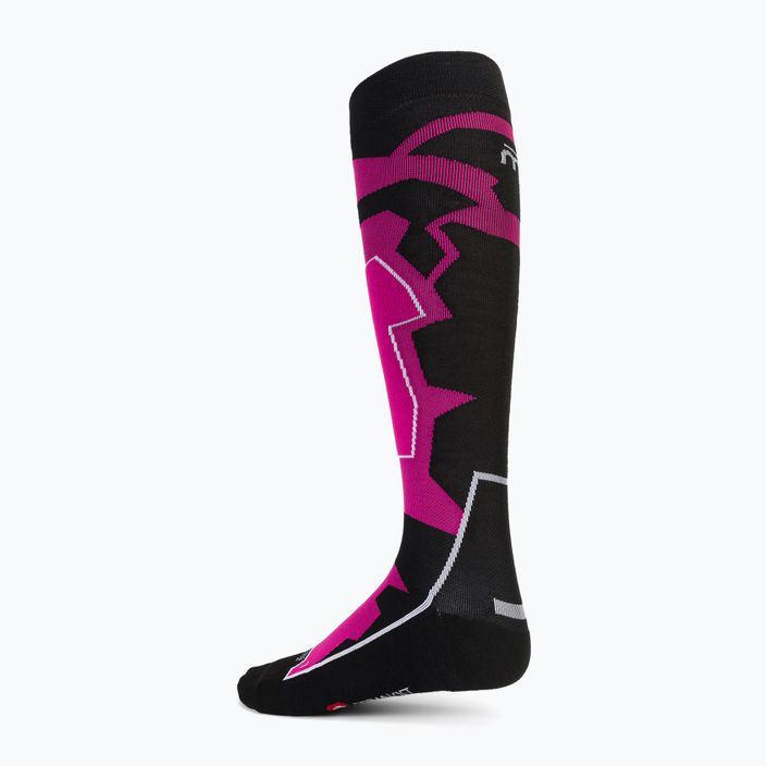 Mico Medium Weight Warm Control Ski Touring Socks Pink CA00281 2