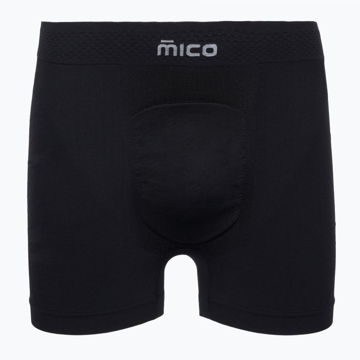 Мъжки термални боксерки Mico P4P Skintech Odor Zero Ionic+  черни IN01789