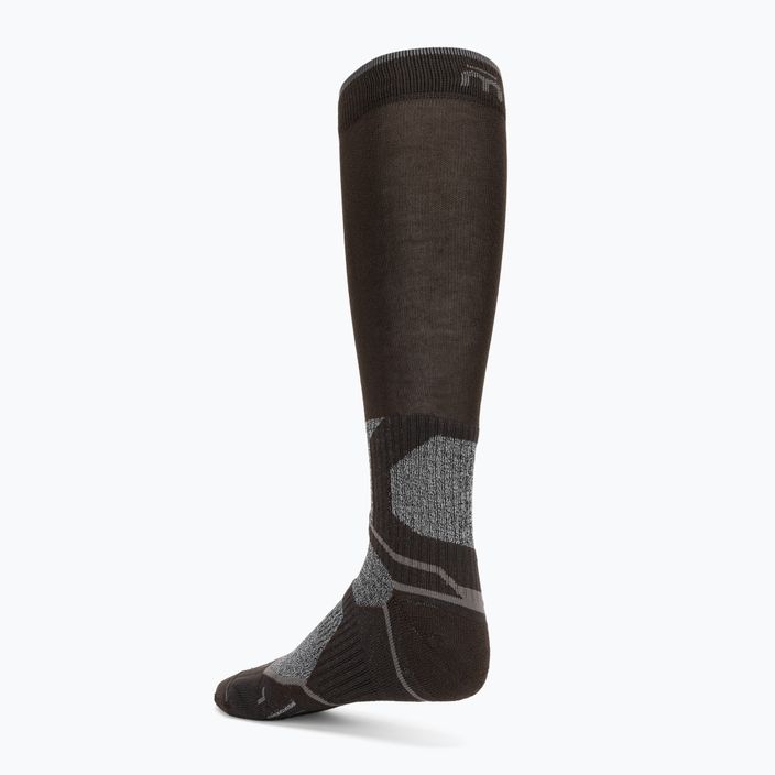 Mico Medium Weight Extra Dry Trek Дълги сиви чорапи за трекинг CA03057 2