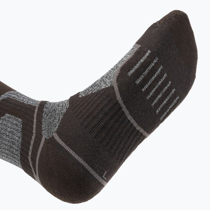 Mico Medium Weight Extra Dry Trek Дълги сиви чорапи за трекинг CA03057 3