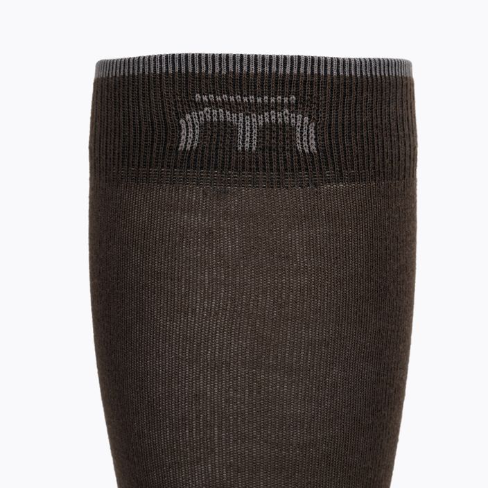 Mico Medium Weight Extra Dry Trek Дълги сиви чорапи за трекинг CA03057 4