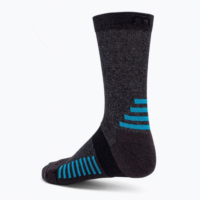 Mico Medium Weight Crew Outdoor Tencel трекинг чорапи тъмносини CA01550 2