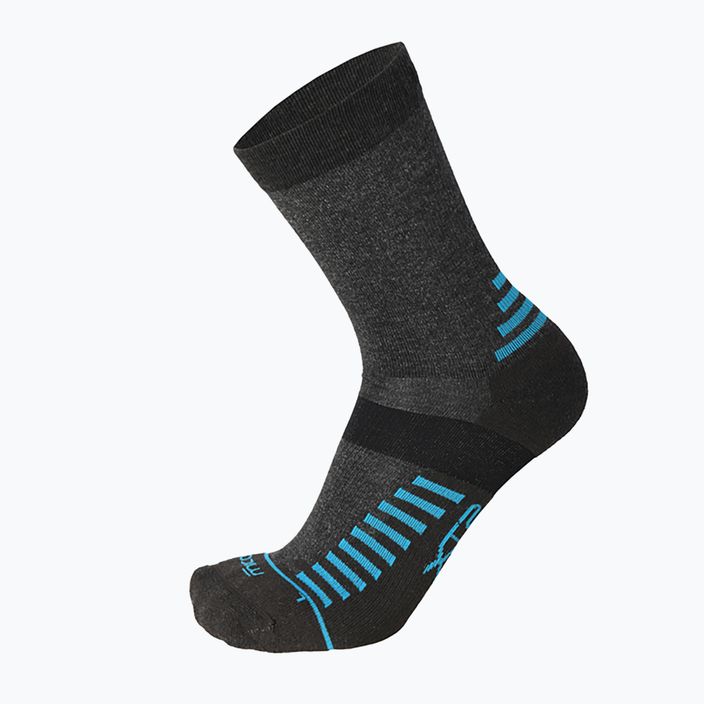 Mico Medium Weight Crew Outdoor Tencel трекинг чорапи тъмносини CA01550 4