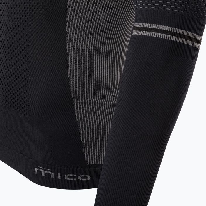 Мъжки термални тениски Mico M1 Mock Neck black IN07021 3