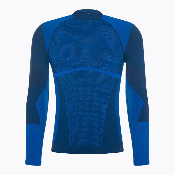 Мъжка термална тениска Mico Warm Control с кръгло деколте  синя IN01850