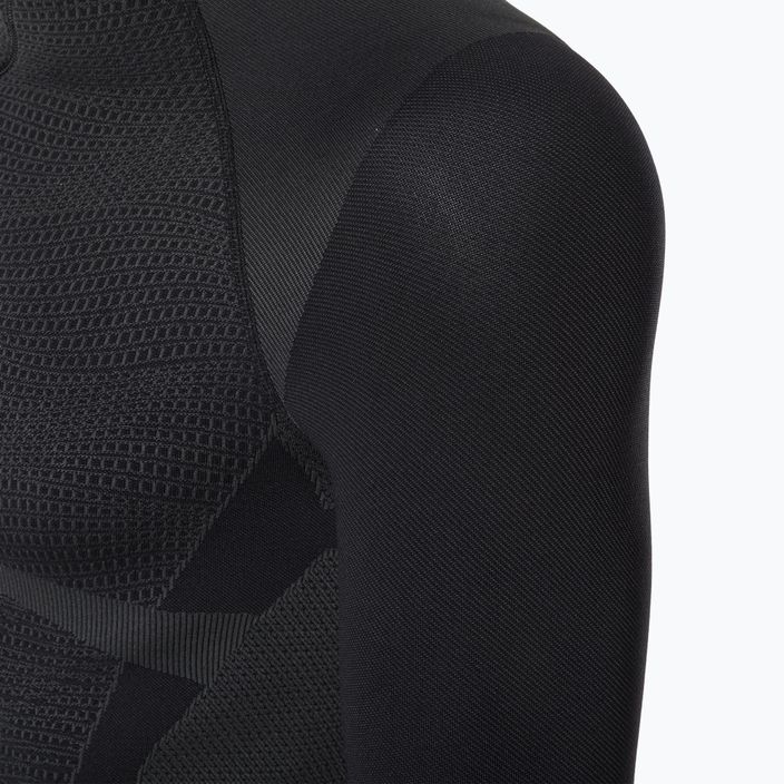 Мъжка термална тениска Mico Warm Control Zip Neck black IN01852 3