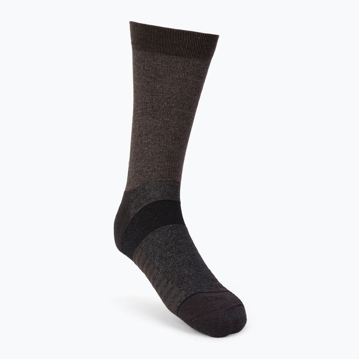 Mico Medium Weight Crew Outdoor Tencel сиво-бежови чорапи за трекинг CA01550