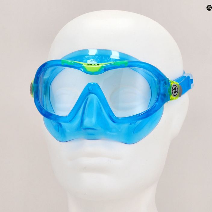 Детска маска за гмуркане Aqualung Mix light blue/blue green MS5564131S 7