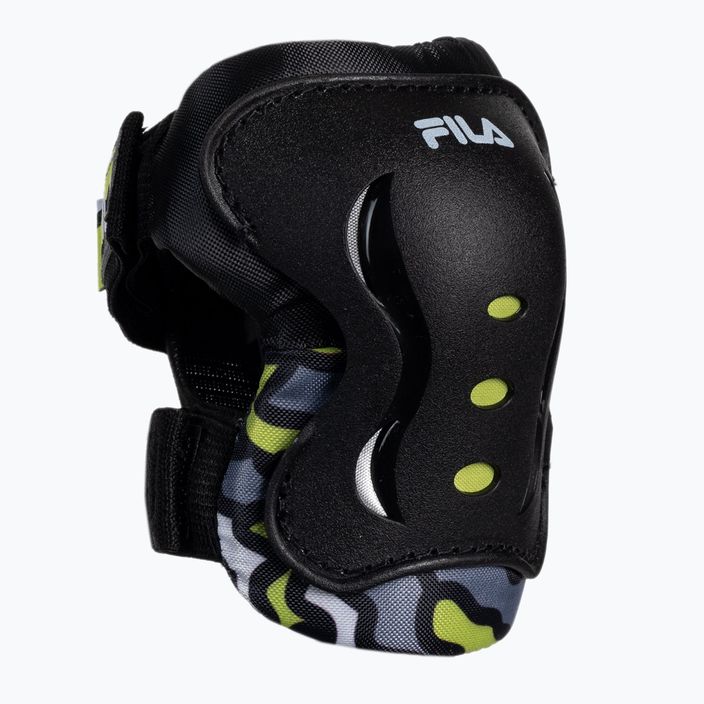 Комплект детски протектори FILA FP Gears black/yellow 2