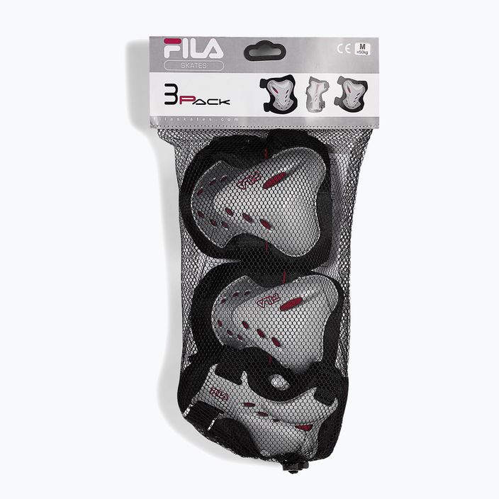 Комплект дамски протектори FILA FP Gears silver/black/pink 7