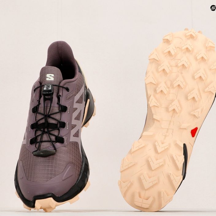Дамски обувки за бягане Salomon Supercross 4 лилаво L47205200 20