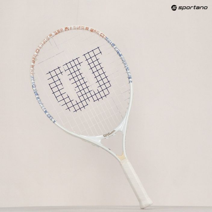 Детска тенис ракета Wilson Roland Garros Elite 21, бяла WR086510H 13