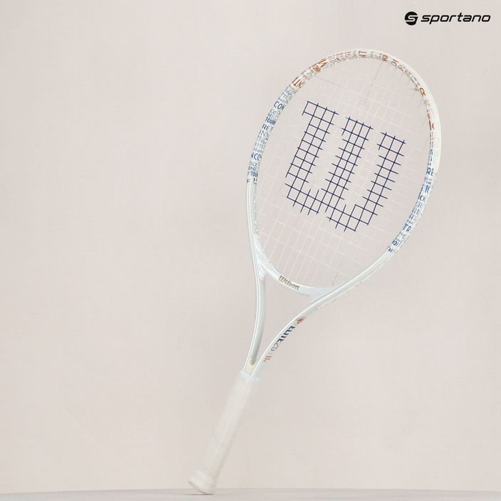 Детска тенис ракета Wilson Roland Garros Elite 25, бяла WR086310H 12