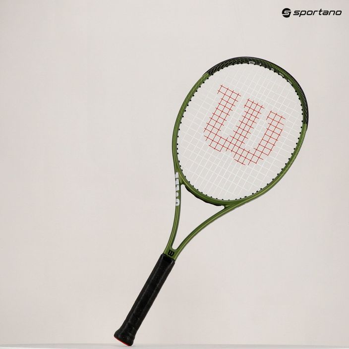 Wilson Blade Feel 100 тенис ракета зелена WR117410 12