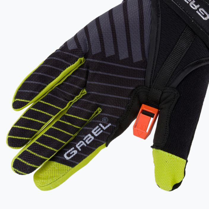 Ръкавици за скандинавско ходене GABEL Ergo-Pro 6-6.5 black/yellow 8015011300306 4