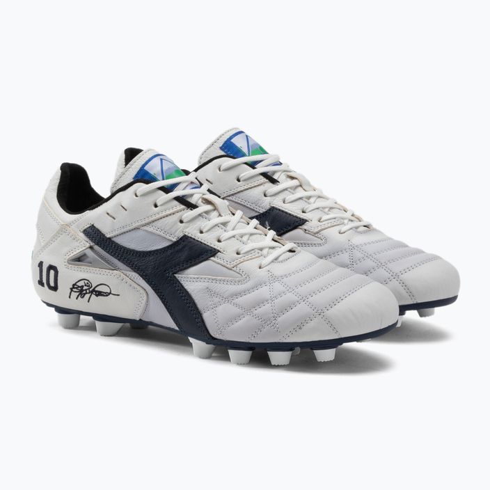 Мъжки футболни обувки Diadora Match Winner RB Italy OG MDPU white and blue DD-101.172359-C1494 5