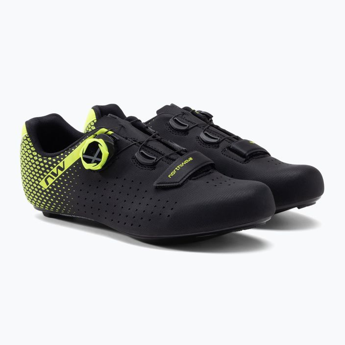 Мъжки обувки за шосе Northwave Core Plus 2 black/yellow 80211012 5