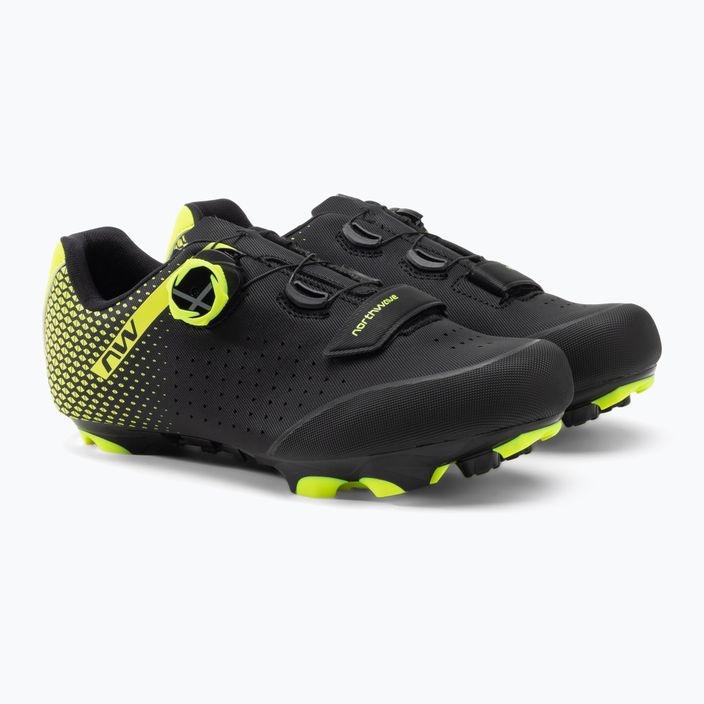 Мъжки обувки за MTB велосипед Northwave Origin Plus 2 black/yellow 80212005 5