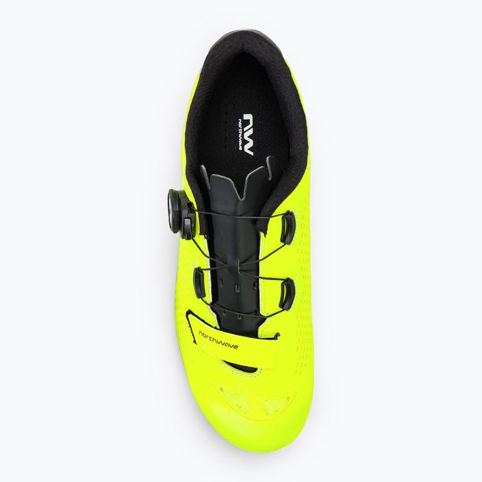Мъжки шосейни обувки Northwave Storm Carbon 2 yellow fluo/black 5
