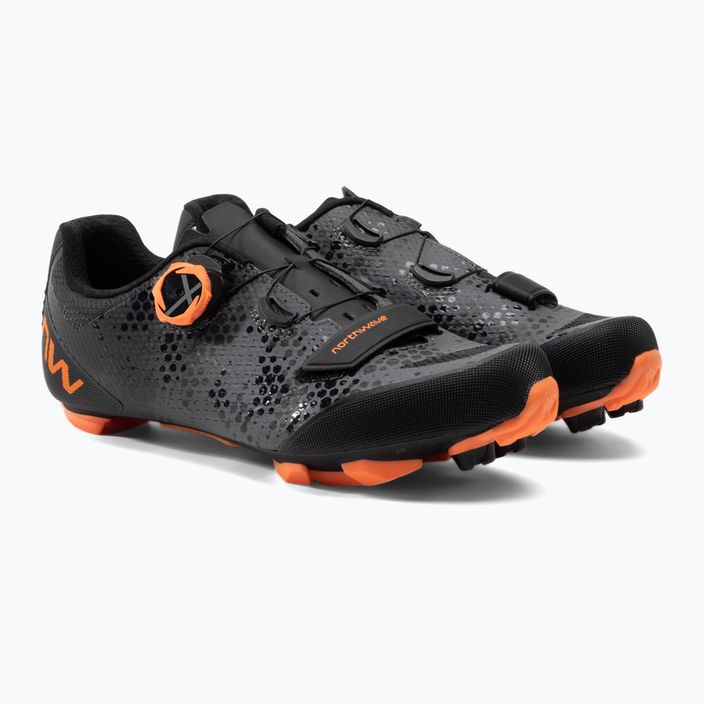 Мъжки обувки за MTB велосипед Northwave Razer 2 graphite-orange 80222013 5