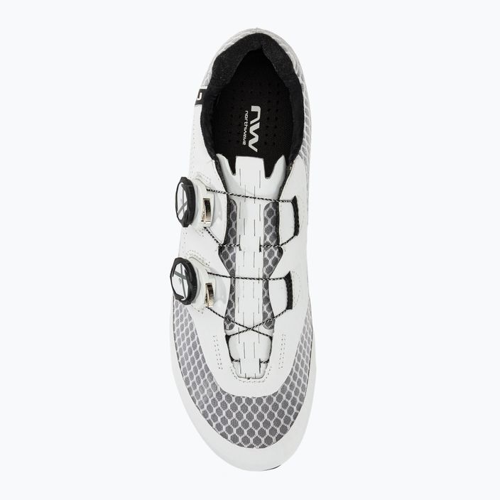 Northwave Mistral Plus мъжки обувки за шосе бяло/черно 5