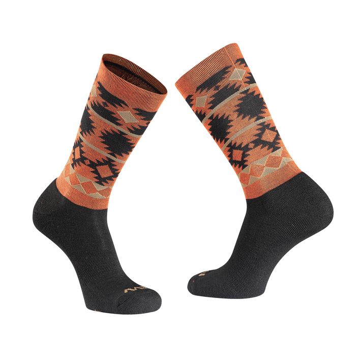 Мъжки чорапи за колоездене Northwave Core cinnamon / black 2