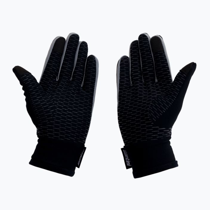 Santini Vega H20 колоездачни ръкавици черни SP593TFPH20VEGANE 2