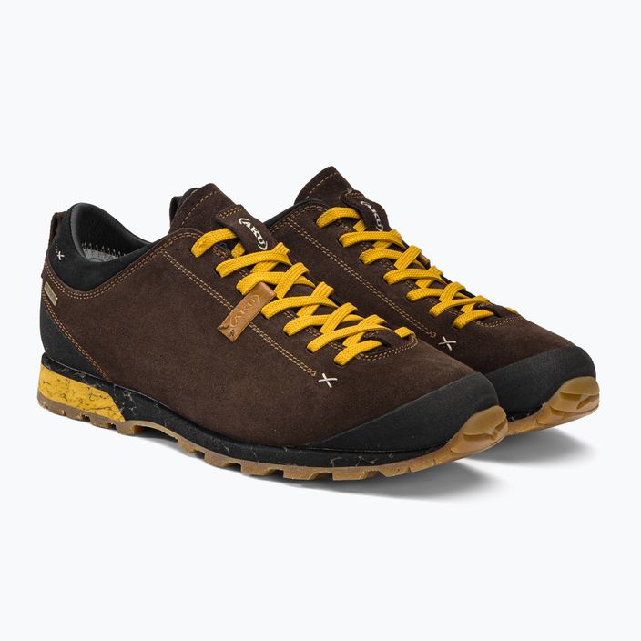 Мъжки обувки за преходи AKU Bellamont III Suede GTX кафяво-жълт 504.3-222-7 4