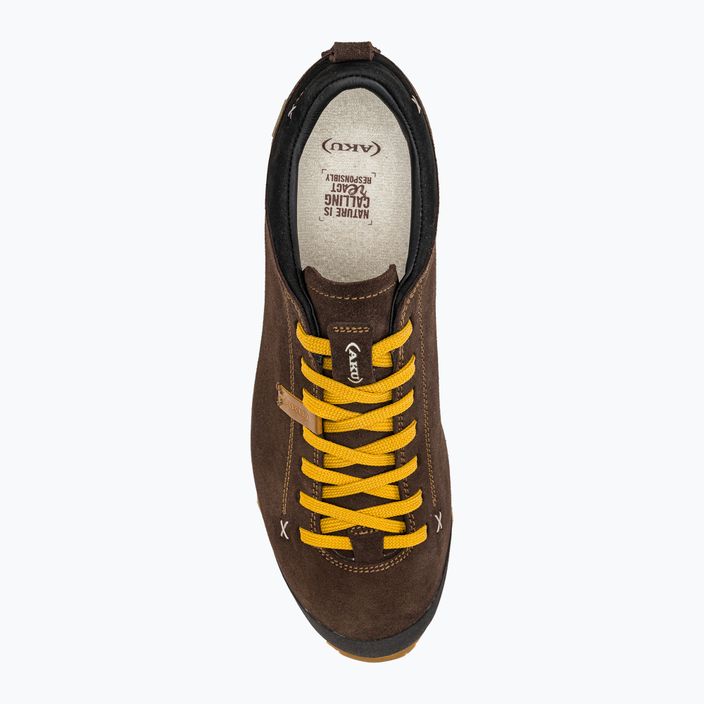 Мъжки обувки за преходи AKU Bellamont III Suede GTX кафяво-жълт 504.3-222-7 6