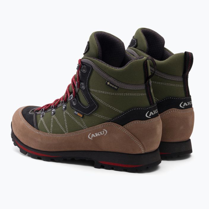 Мъжки обувки за преходи AKU Trekker Lite III GTX кафяво-зелен 977-481-7 3