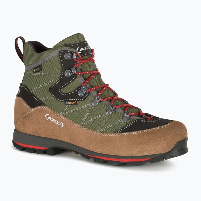 Мъжки обувки за преходи AKU Trekker Lite III GTX кафяво-зелен 977-481-7 10