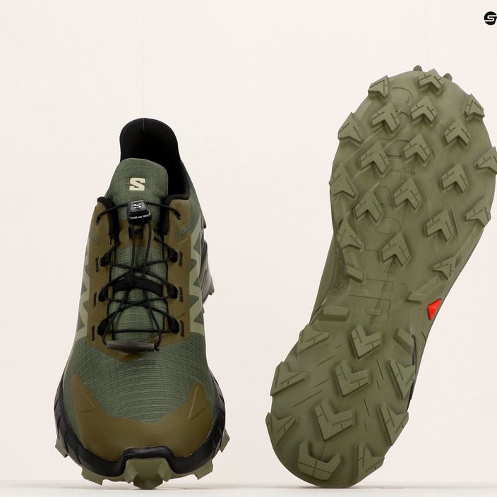 Мъжки обувки за бягане Salomon Supercross 4 зелен L47205100 16