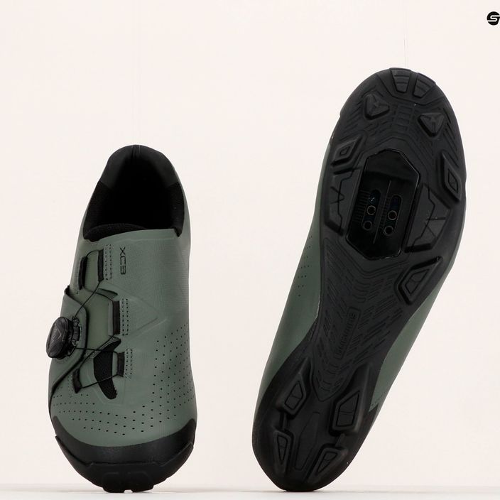 Shimano SH-XC300 мъжки обувки за колоездене зелени ESHXC300MGE07S42000 16