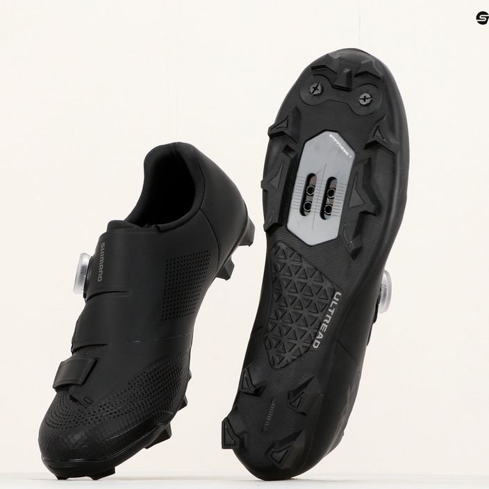 Shimano SH-XC502 мъжки MTB обувки за колоездене черни ESHXC502MCL01S43000 16