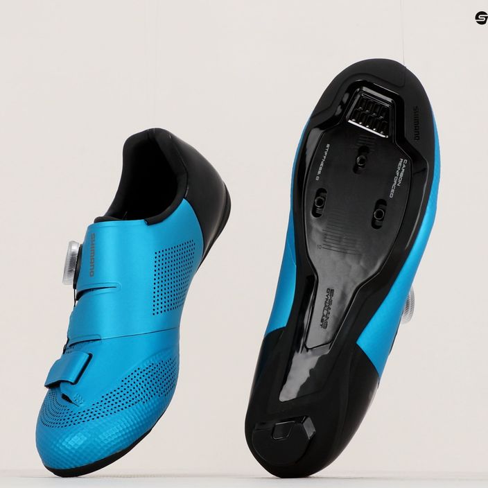 Дамски обувки за колоездене Shimano SH-RC502 сини ESHRC502WCB25W39000 15