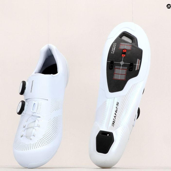 Мъжки обувки за колоездене Shimano SH-RC903 white ESHRC903MCW01S46000 16