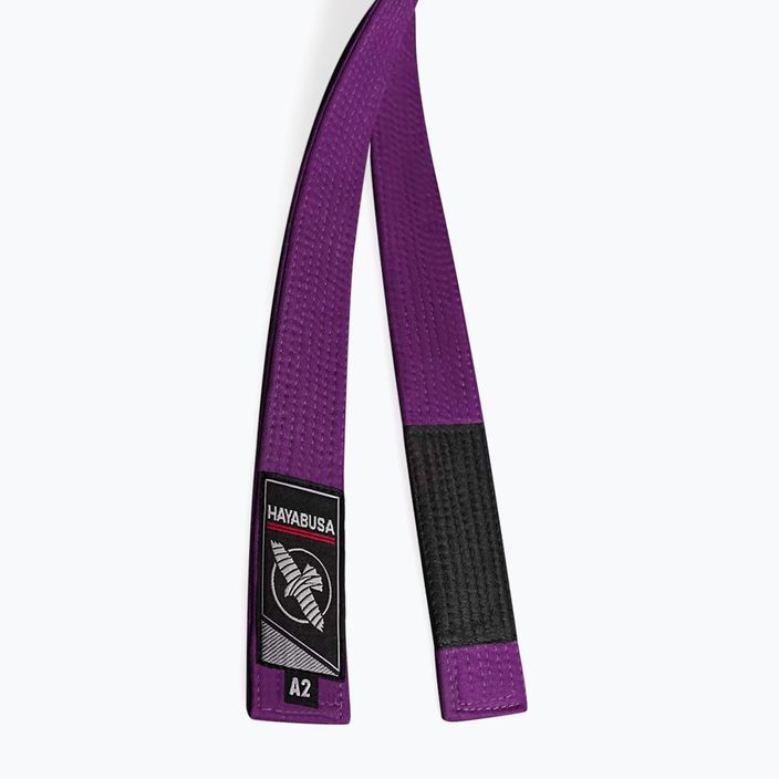 Колан за бразилско джу-джицу Hayabusa Jiu Jitsu purple