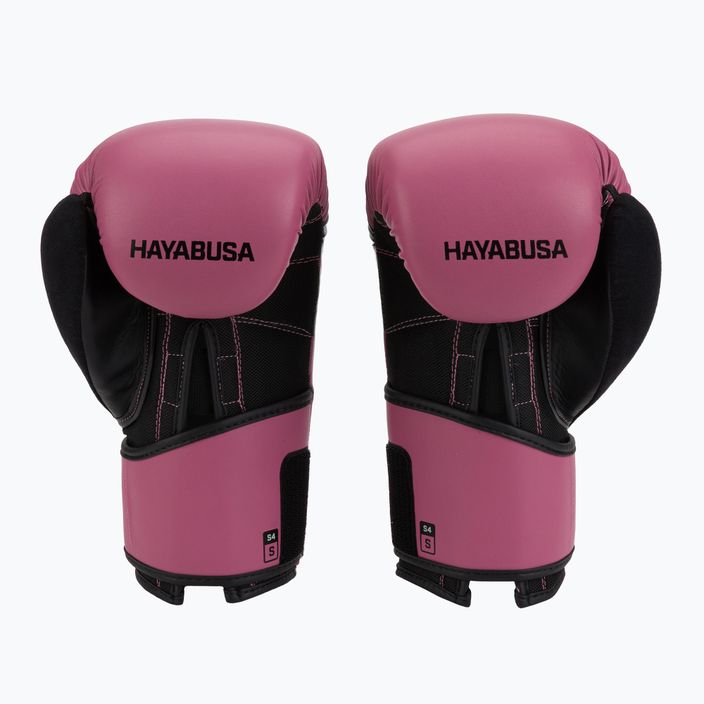 Боксови ръкавици Hayabusa S4 розови/черни S4BG 2