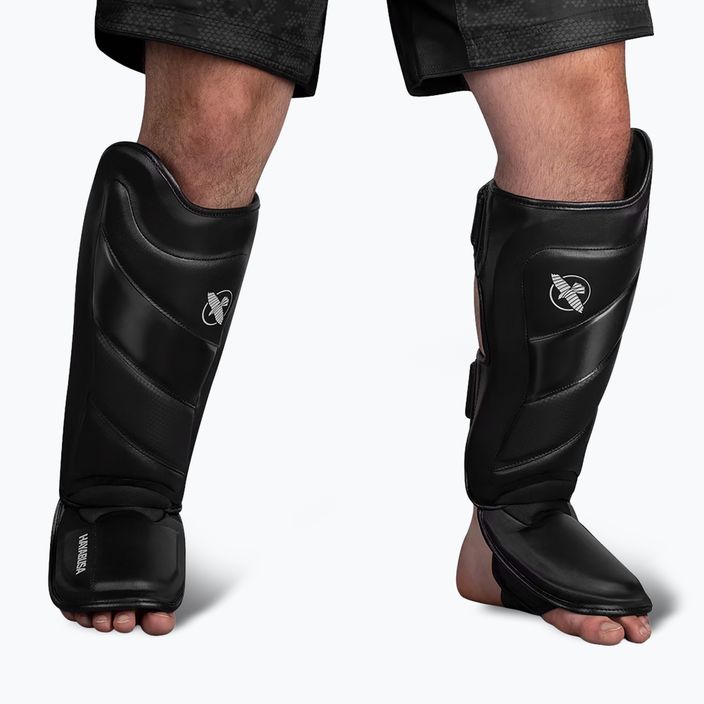 Hayabusa T3 Striking Shin Guards протектори за пищяли и стъпала черни 3