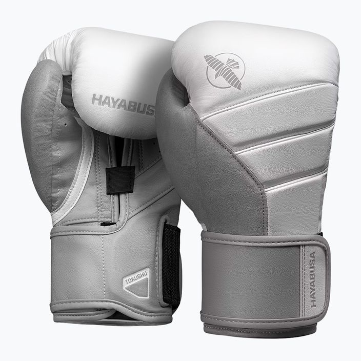 Боксови ръкавици Hayabusa T3 white/grey