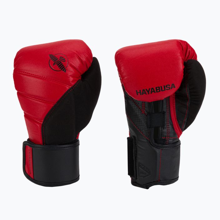 Hayabusa T3 боксови ръкавици червени/черни T310G 3